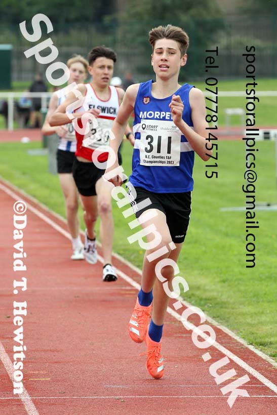 Mens and Boys 800 metres, 2021 North Eastern Track and Field Champs., Middesbrough. Photo: David T. Hewitson/Sports for All Pics